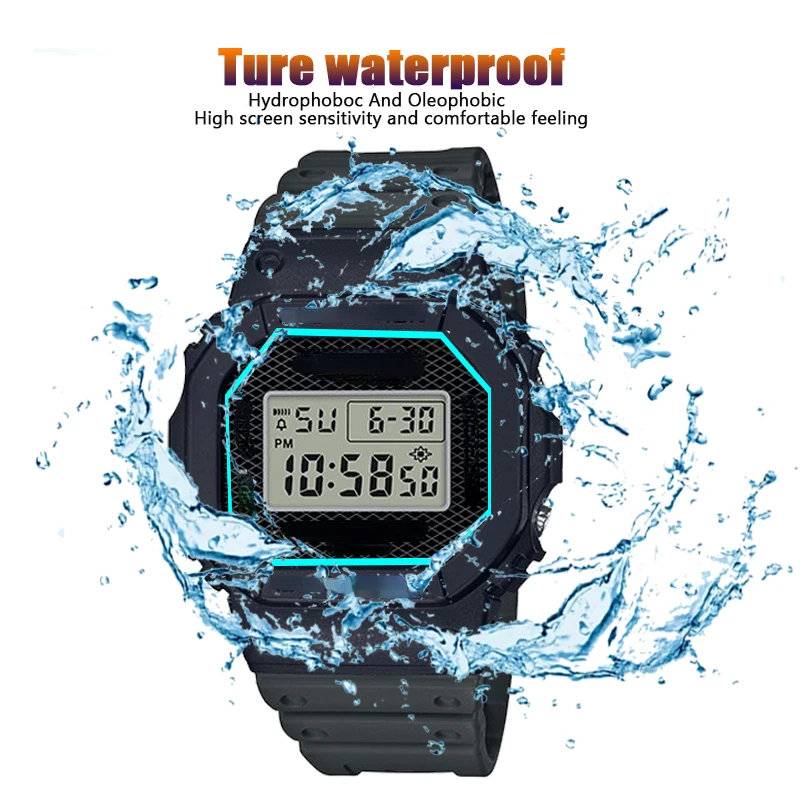 2 шт. 9H закаленное стекло для защиты экрана Casio G Shock GXW-56 GX-56 GMW-B5000 GM-5600 GW-5035 GW-5000 с