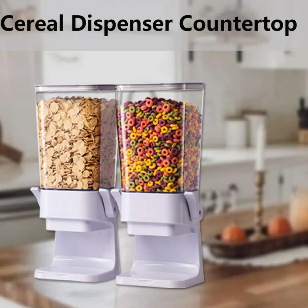 

5.5L Cereal Dispenser Sealed Lid Multifunctional Storage Box Moisture Proof Dried Food Rice Grain Nut Container Kitchen Supplies