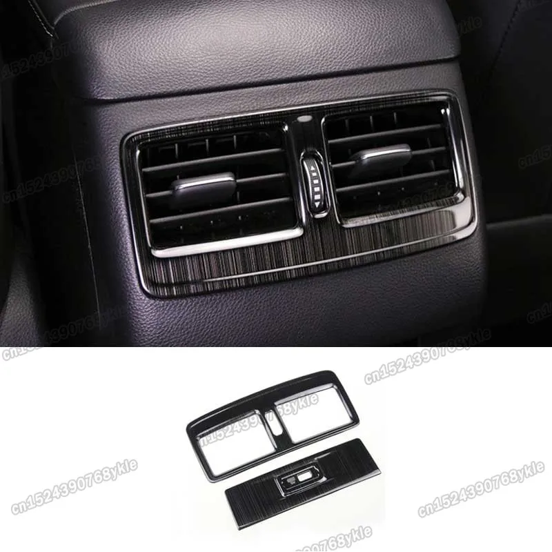 

for Trumpchi Gac Gs5 Car Rear Armrest Vent Panel Frame USB Trims Interior Accessories 2019 2020 2021 2022 2023 gs4 plus