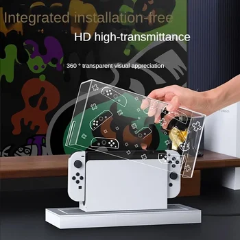 Dust Cover for Nintendo Switch/OLED Switched Acrylic Host Shell oled Protective Sleeve 2