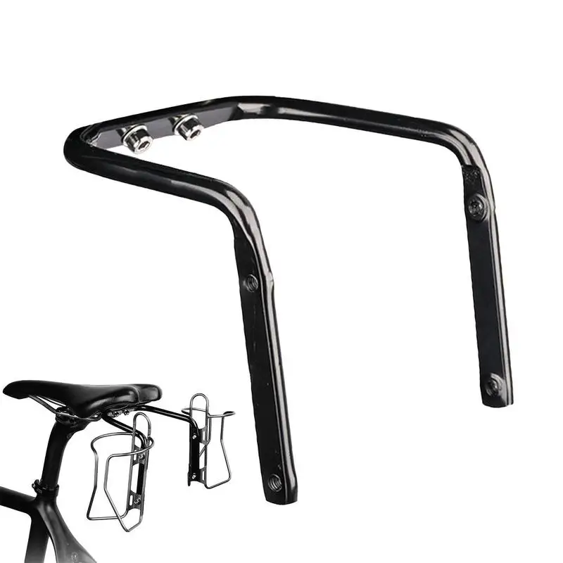 

Bike Saddle Bag Mount Bicycle Water Bottle Holder Bracket Saddlebag Stabilizer Cycling Accessories Strong Metal Saddle Bag