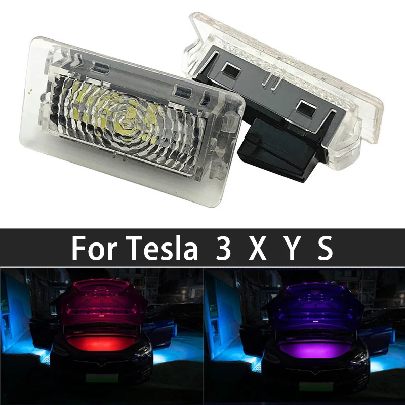 

For Tesla MODEL 3 X Y S Trunk Lighting Lights Welcome Lights 6 led Car Interior Reading Lights Easy Plug Lighting Accessories