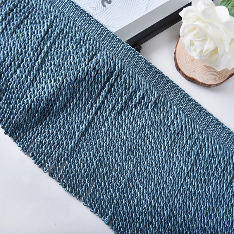 12-ярдовая бахрома с золотым слитками домашняя декоративная занавеска витая