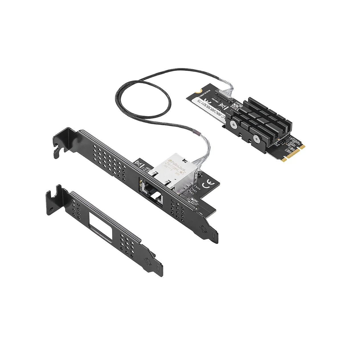 

Адаптер сетевой для Ethernet Gigabit Nic B Key, M.2-один порт 10 Гбит/с, ключ M, 10G/2,5G/1000M, чип AQC107
