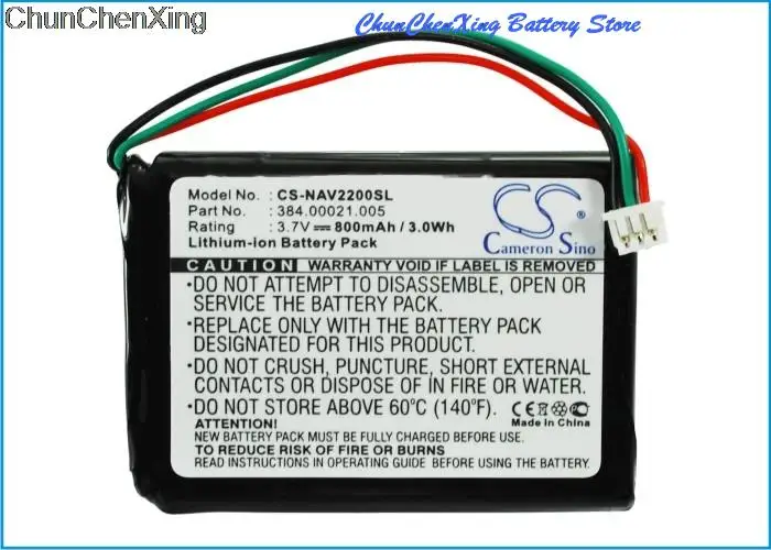 Cameron Sino 800mAh Battery 384.00021.005 for Navigon 2200 2200T 2210 | Digital Batteries