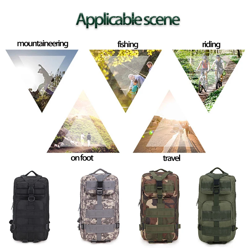 Outdoor Tactical Backpack For Man Military Tactical Leg Bag For Men Woman Backpacks Ultralight Camping Equipment Nature Hike