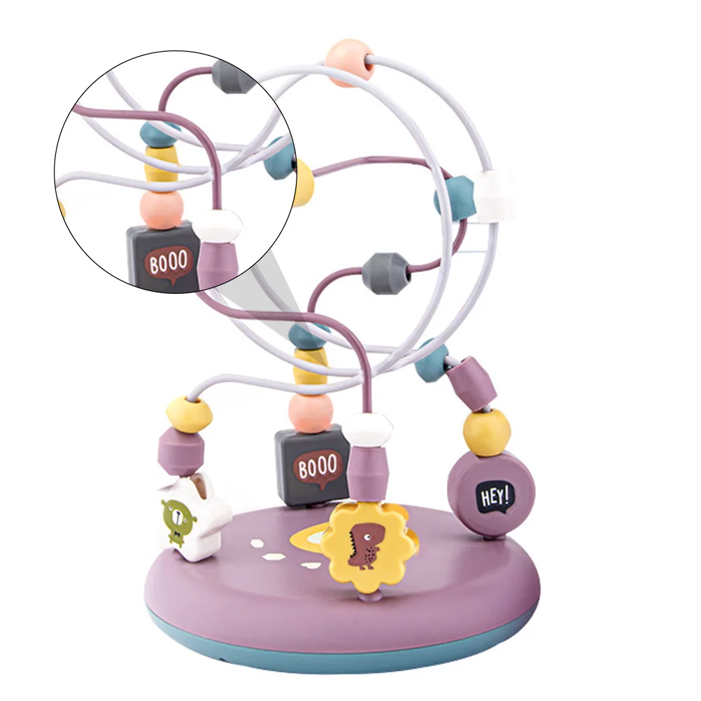 Многофункциональные двойные направляющие бусины строительные блоки игрушки для