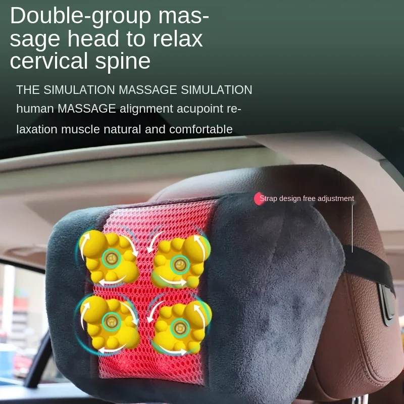 Матрас для шеи чтобы облегчить боль 8 массажная головка электрическое отопление