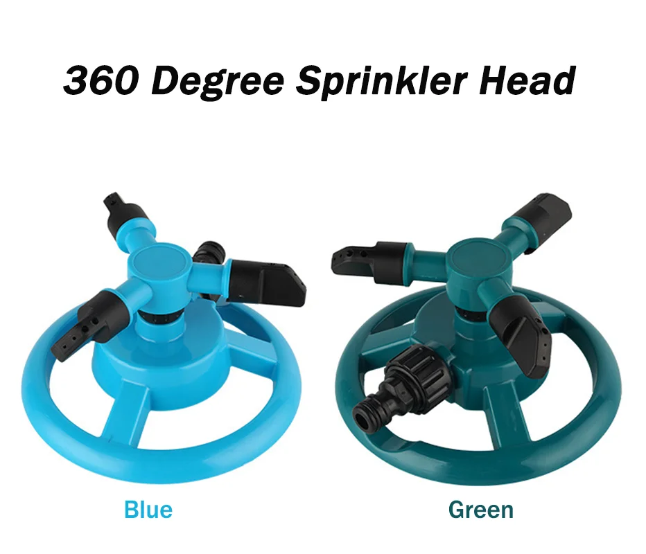 

360 Degree Automatic Rotating Sprinkler Head Garden Lawn Water Sprinklers System Quick Coupling Agriculture Nozzle Irrigation