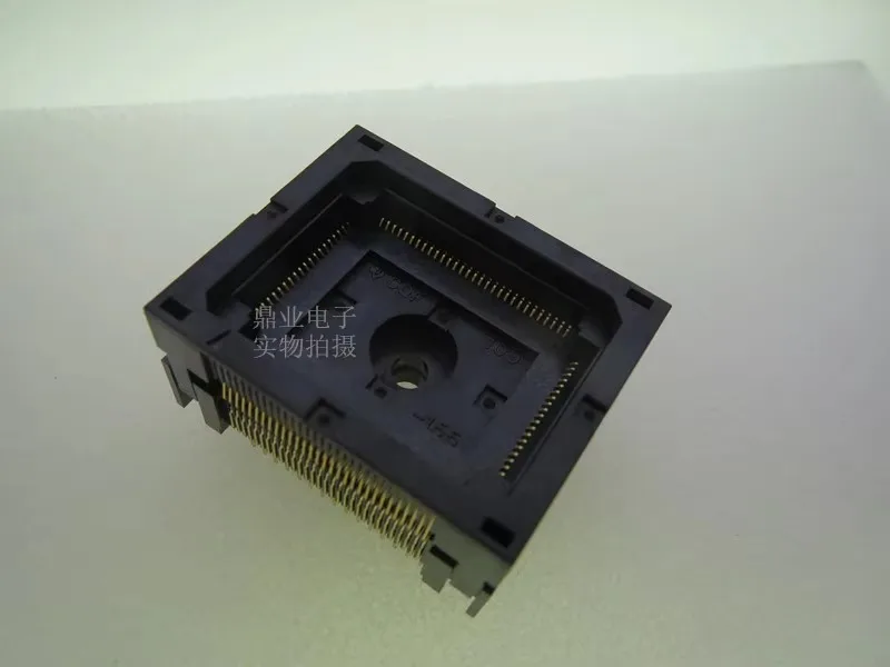 Оригинальное тестовое сиденье TI IC CQF-100-155 Программа горения LQFP100 TQFP100 Адаптер