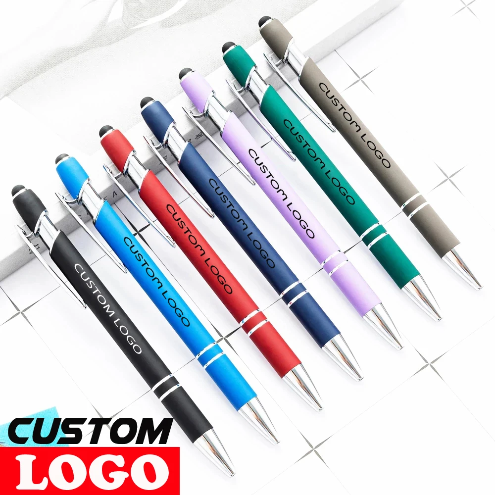 

Metal Business Ballpoint New Universal Drawing Touch Screen Stylus Pen School&Office Supplies Can Free Engraved Name Custom Logo