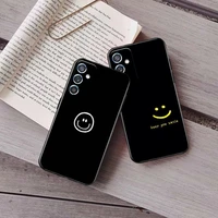 cartoon smiley phone case for samsung s8 plus s10 plus s21 fe lites10 5g s8 s22 s9 ultra s10e s20 ujn4 protective plain soft