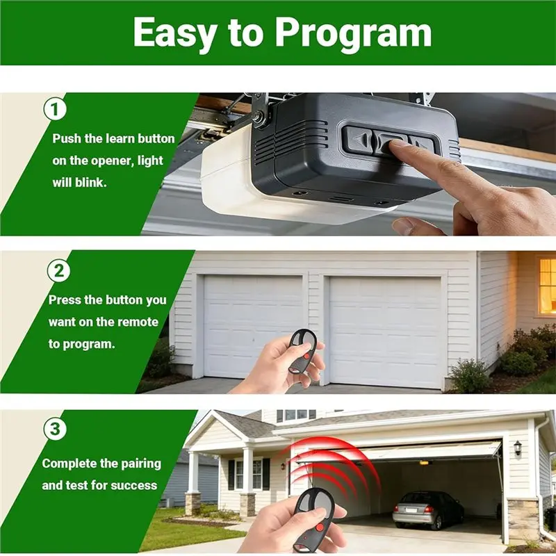 Фото Пульт дистанционного управления для гаражных ворот FEDI-Garage Door Opener Remote для ACT-31B ACP00879, для гаражных ворот Linear Megacode, 4-канальный пульт дистанционного управления №4