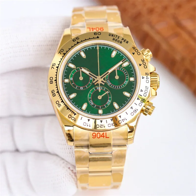 

Роскошные мужские часы, часы с автоматическим механизмом 4130, полнофункциональные часы с временным кодом, деловые элегантные мужские часы