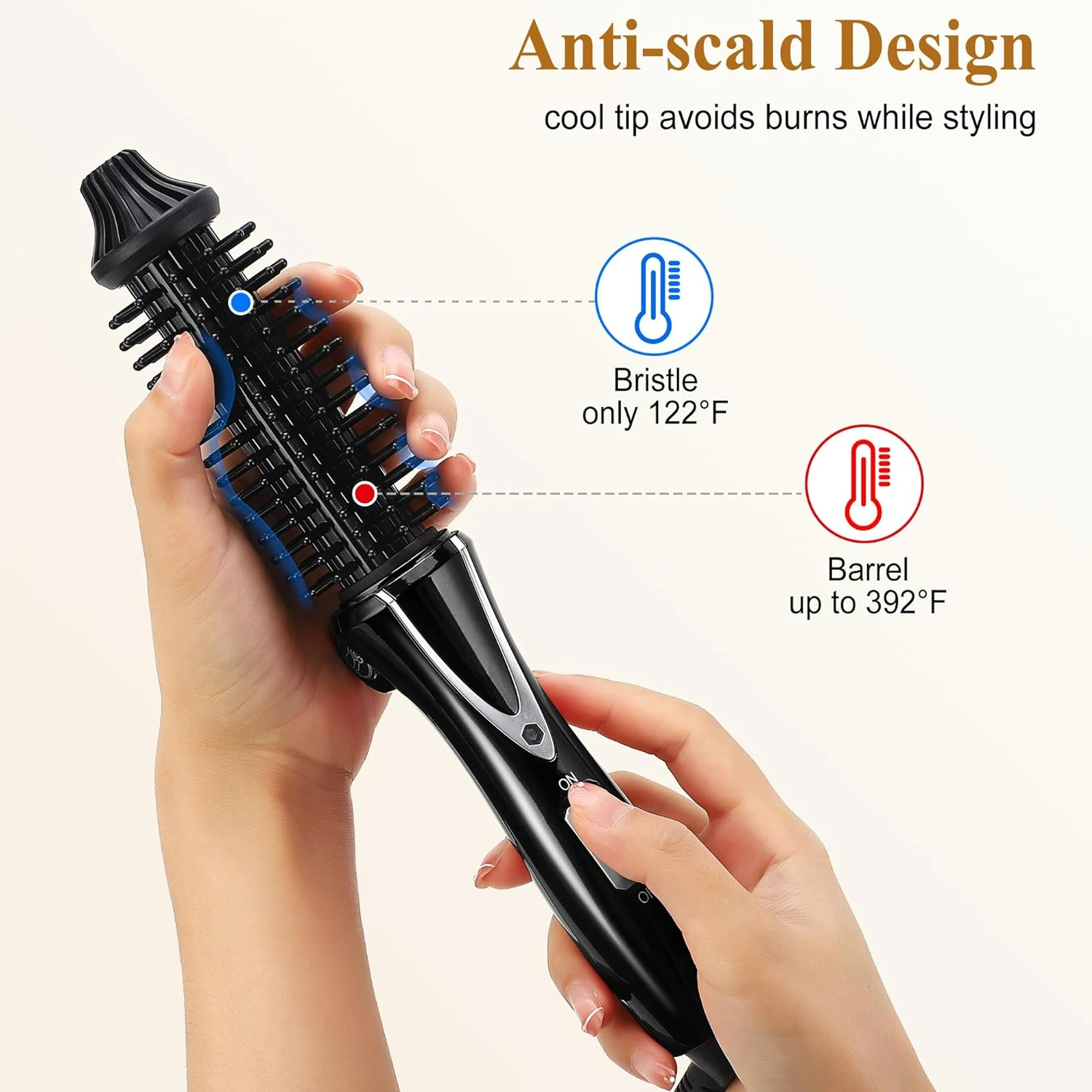 Кисть для завивки i-frizz Technology Элегантные и блестящие кудри на весь день