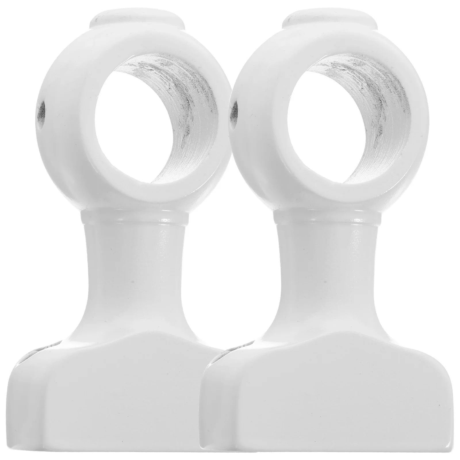 2 шт. кронштейн для карнизов вешалки одежды деревянные крючки настенная двойная