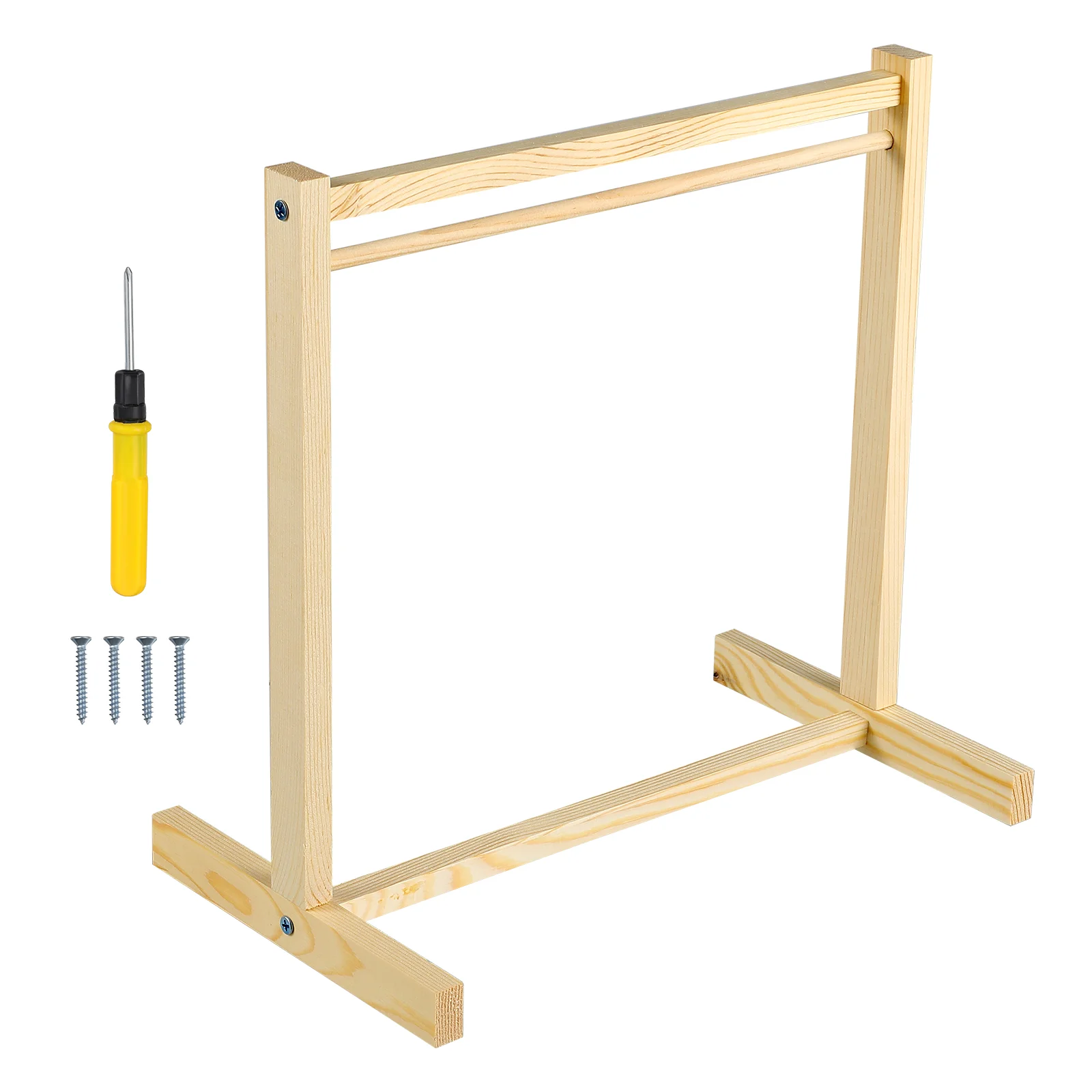 

Clothes Hanger Storage Rack Garment Hangers Hanging Wood Dress Display Mini