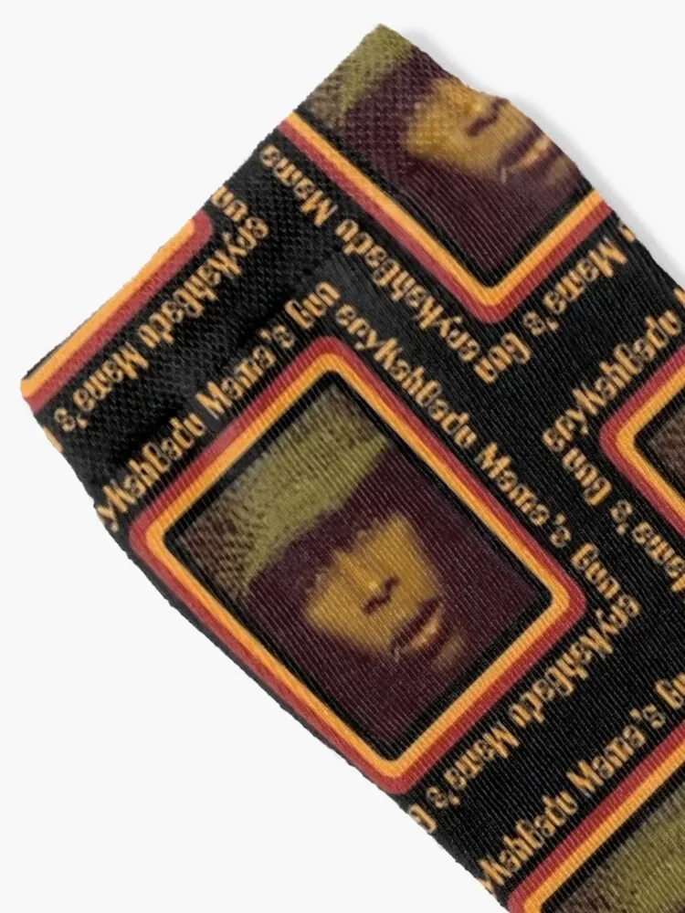 Носки мужские с изображением пистолета Bowers Erykah Badu Mama_s рождественские носки