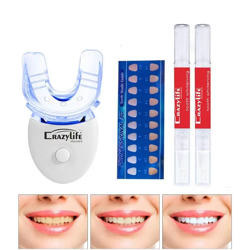 

2023 Newest The Smart Teeth Whitenings LED Light System Teeth Whitenings Kit Mini Teeth Accelerator Whiten Teeth Bleaching Tools