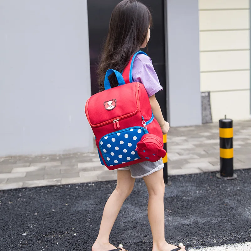 New Children's Space Bag Cartoon Color Contrast Large Capacity Load Reduction Backpack Kindergarten Schoolbag for Boys and Girls