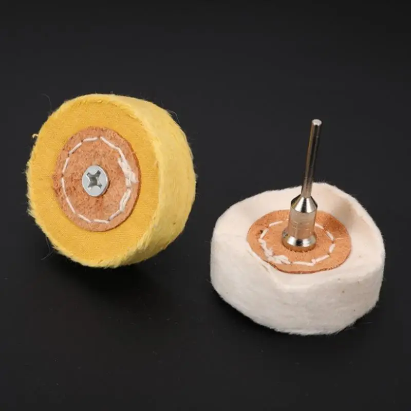 

50mm Polish Cloth Wheel Brush Head Grinder Shank Buffing Rotary Tool Polishing Accessory Wear-resistant Polish Cloth Wheel new