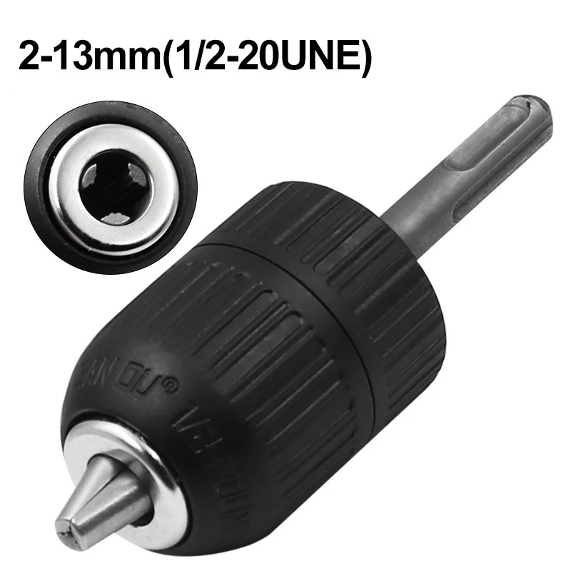 

1 SET 2MM-13MM Metal Sleeve Drill Chuck Drilling Quick Change Bit Adapter Converter SDS Adaptor Hardware Tool Accessories