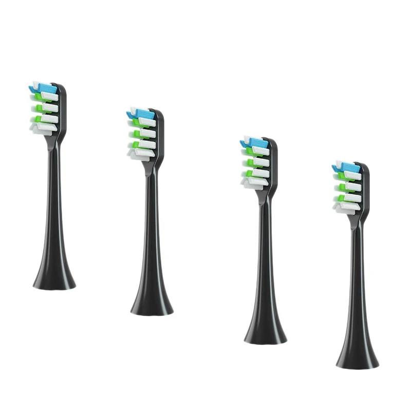 

4Pcs Replacement Toothbrush Heads for Xiaomi SOOCAS V1X3/X3U X1/X3/X5 Electric Tooth Brush Heads Black
