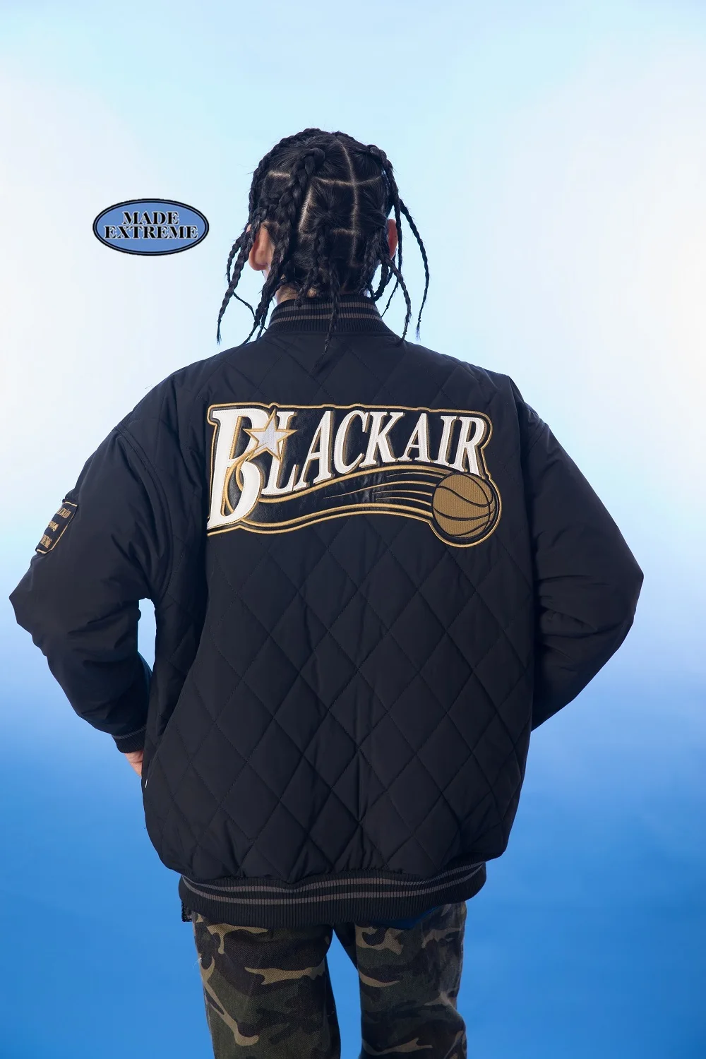 MadeExtreme oversized vintage green Men Jacket Parka harajuku streetwear Cotton Winter padded jacket coat Warm outwear DP876