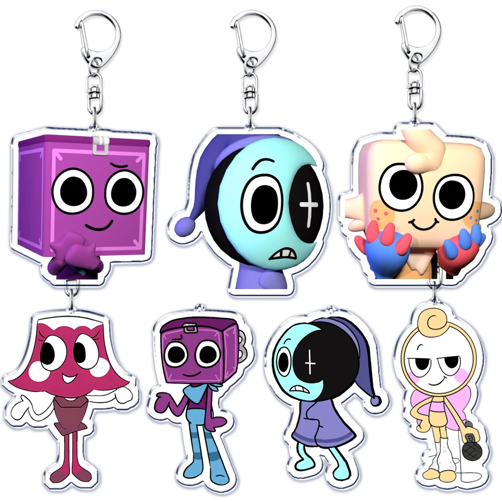 Брелки для игр ужасов аксессуаров сумка Shrimpo Astro Gigi Connie Artro Sprout Dandy Vee Shelly Pebble