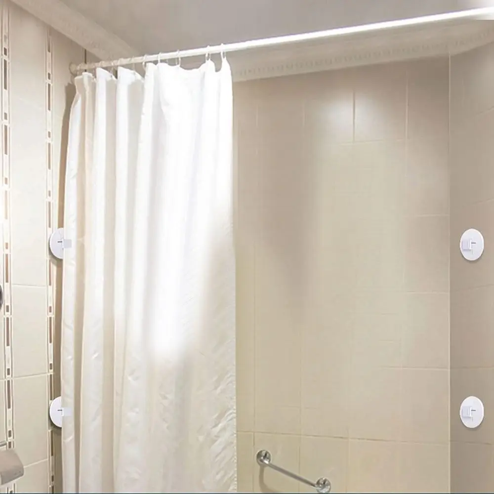 

Белый пластиковый самоклеящийся зажим для штор 1 шт.