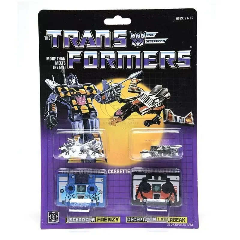 Фото В наличии игрушки-трансформеры, американская версия G1 84-86 KO Frenzy And Laserbeak, модель робота, коллекция, экшн-фигурка, игрушка в подарок, хобби №2