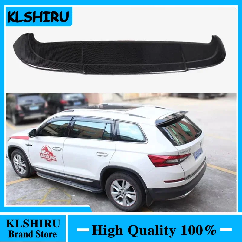 Подходит для Skoda Kodiaq 2017 2018 2019 новый внешний задний спойлер из АБС-пластика