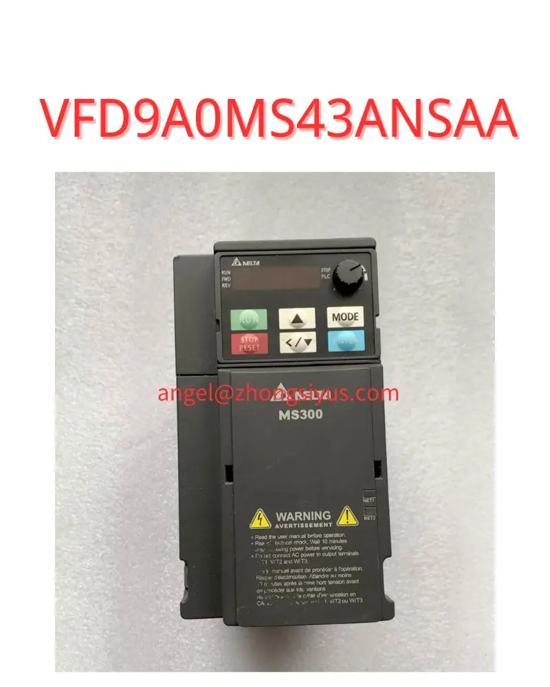 

VFD9A0MS43ANSAA used frequency converter 3.5KW Tested ok