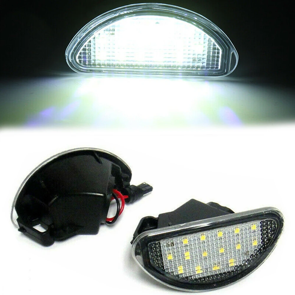 

2PCS For Toyota Aygo MK1 2005 2006 2007 2008 2009 2010 2011 2012 2013 2014 18 SMD LED Car Licence Number Plate Light Lamp White