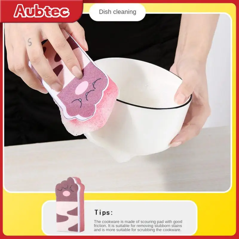 

Новые Полотенца для мытья посуды с рисунком кошачьего когтя, портативные кухонные салфетки, высококачественные кухонные чистящие принадле...