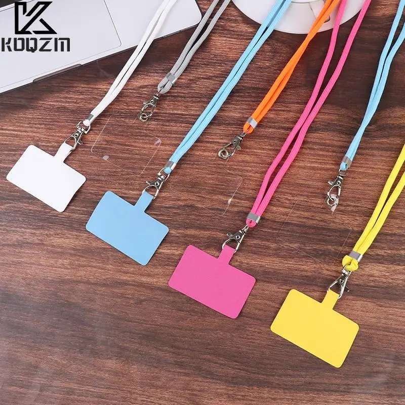 

Universal Crossbody Patch Phone Lanyards Mobile Phone Strap Lanyard Nylon Soft Rope Cell Phone Hanging Cord Holder