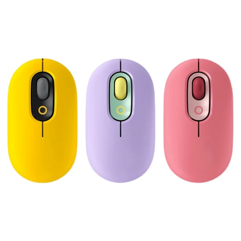 

Cross Border Wholesale POP Bubble Wireless Mouse For Office Portable Silent Mouse Pebble Mouse Suitable F0or Logitech
