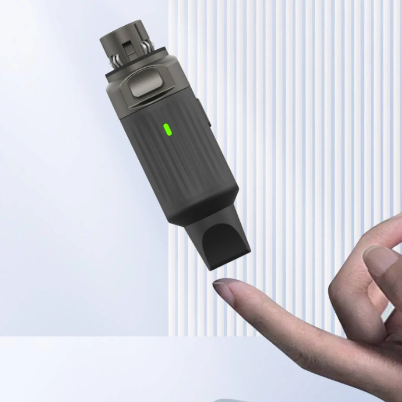 Фото Комплект из 2 беспроводных XLR-передатчиков: стабильная передача, беспроводная аудиосистема, устройство для подключения XLR-входа, приемник, Plug and Play №4