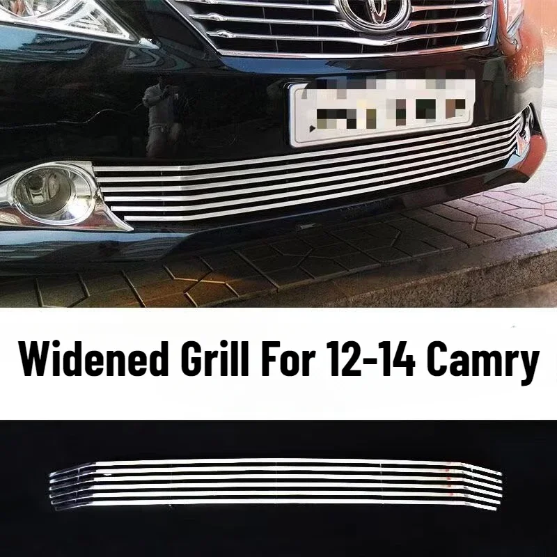 

Подходит для Toyota 09-11 2012-2014 Camry Racing, заготовка, решетка, крышка, сетка от насекомых, отделка спереди, нижняя часть, новый алюминиевый сплав