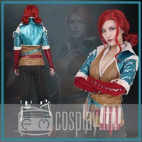 womens game cosplay costume outfit with gloves belts and waist bag