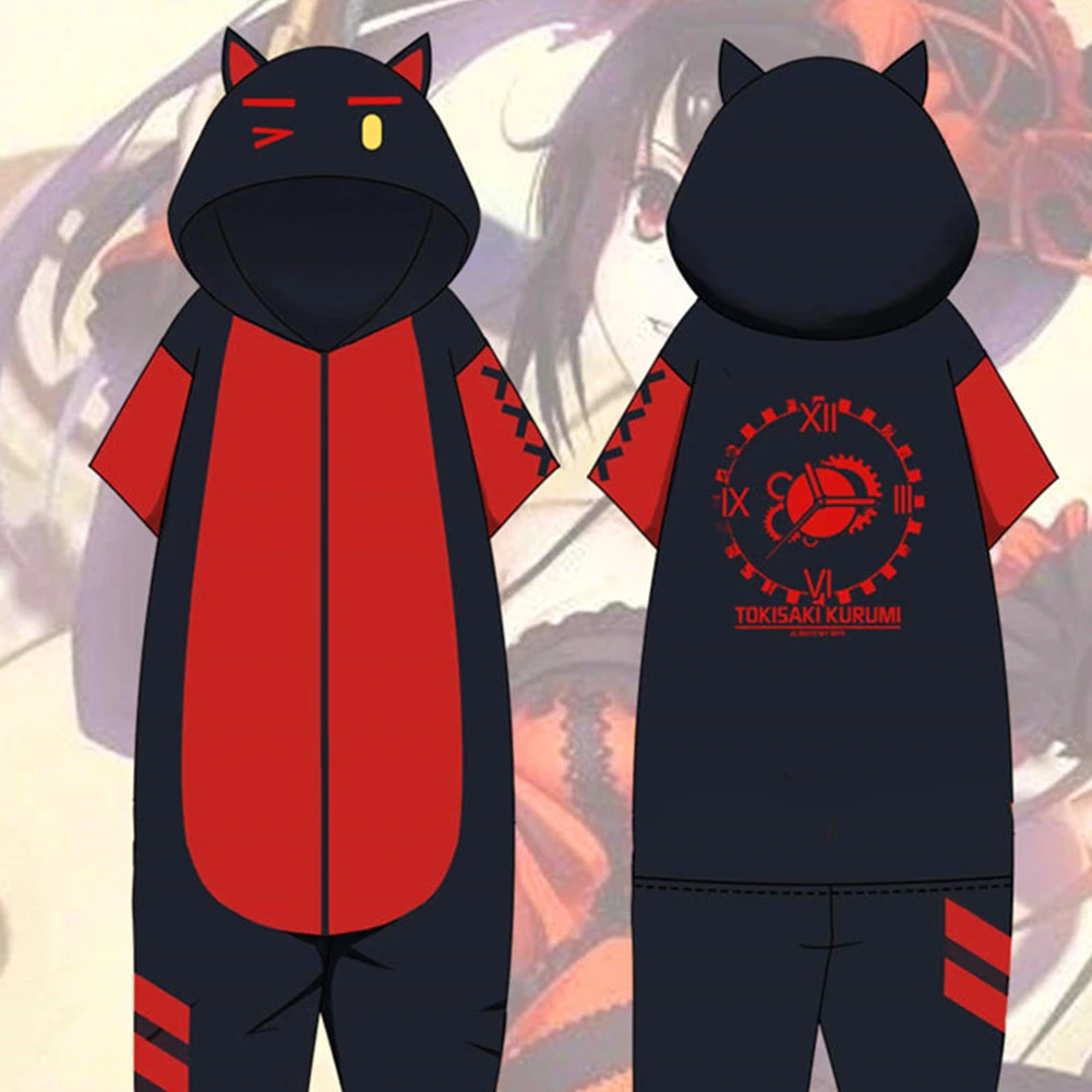 Костюм для косплея токисаки Куруми DATE A LIVE комбинезон одежда сна пижамные наряды