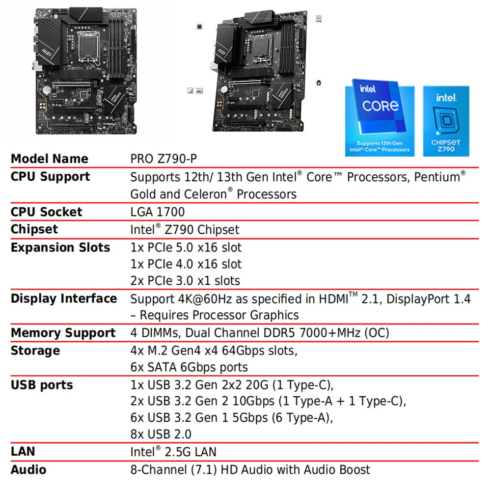 Pro z790 a max wifi ddr5. Материнская плата msi pro z790 p wifi ddr5.