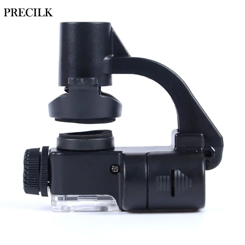 

Mobile Phone Clip Photo 90X Handheld Microscope 1LED 1 UV Jade Jewelry Magnifying Glass Eye Loupe Repair Magnifier Microscopio