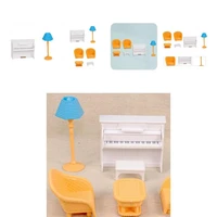 pretend play toy fascinating stable structure compact piano stool dollhouse toy for kids play house toy pretend toy