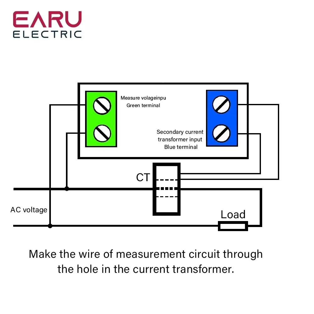 Вольтметр амперметр ваттметр измеритель энергии фактор мощности цифровой