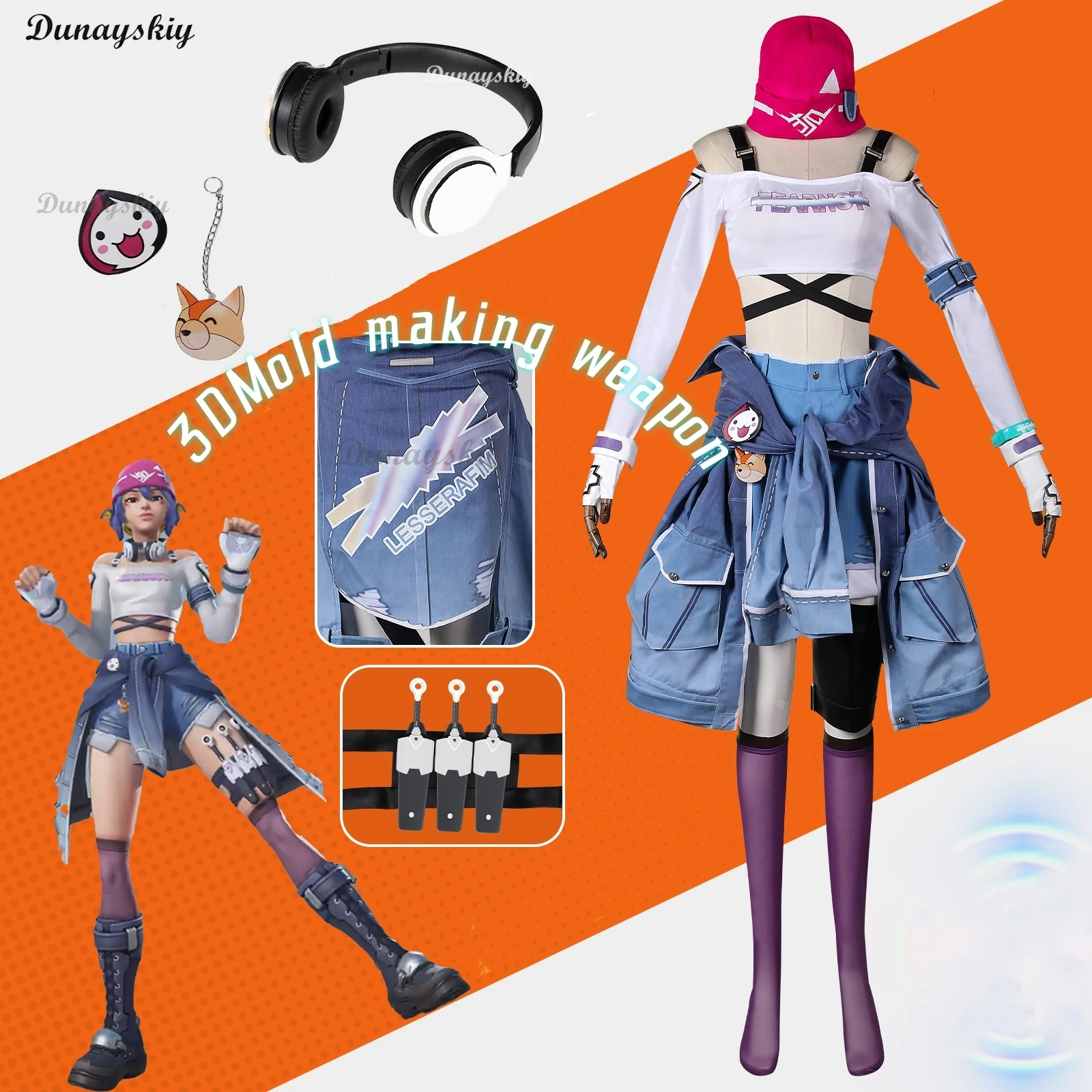 Новый костюм Kiriko для косплея Fantasia игры OW 2 маскировка взрослых и женщин ролевая