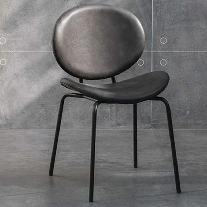 

Luxury Styling Chair Designer Soft Modern Leather Dining Bar Stool Nordic Leisure Balcony Sillas De Comedor Kitchen Furniture