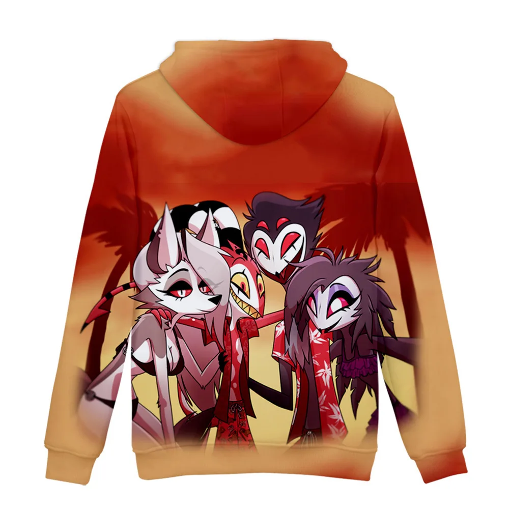 Толстовка Helluva унисекс Boss 3D новинка худи графическое фото для мужчин женщин