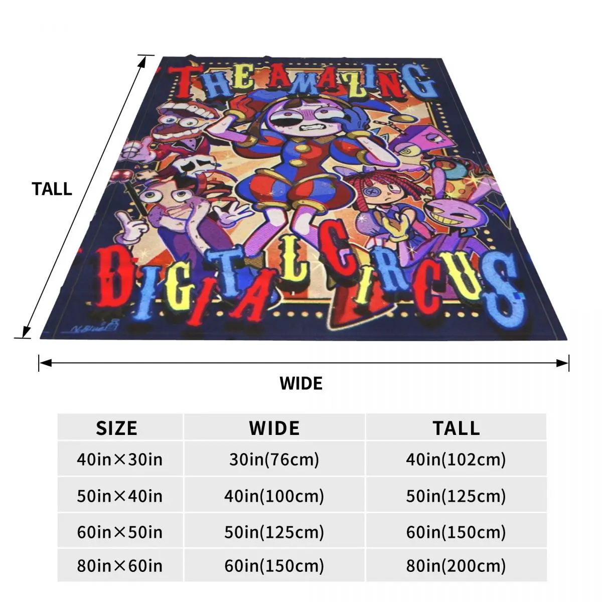 Удивительное цифровое цирковое искусство ТВ сериал одеяла мягкий бархат