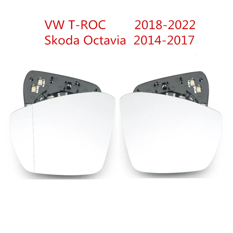 Фото Подходит для моделей Skoda Octavia с 2014 года. Volkswagen T-ROC (2018-2021) Реверсивная линза OEM: 5E0 857 521/5E0 857 522 №3